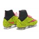 Nouvelle Ronaldo Chaussure Foot Nike Mercurial Superfly FG Safari Jaune Rose