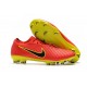 Nike Mercurial Vapor Flyknit Ultra FG Chaussures - Rouge Jaune