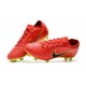 Nike Mercurial Vapor Flyknit Ultra FG Chaussures - Rouge Jaune