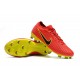 Nike Mercurial Vapor Flyknit Ultra FG Chaussures - Rouge Jaune