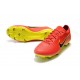 Nike Mercurial Vapor Flyknit Ultra FG Chaussures - Rouge Jaune