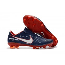 Nike Mercurial Vapor 11 FG Chaussures de Football - Cyan Rouge