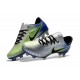 Nike Mercurial Vapor 11 FG Chaussures de Football - Argent Noir