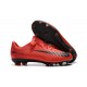 Nike Mercurial Vapor 11 FG Chaussures de Football - Rouge Noir