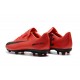 Nike Mercurial Vapor 11 FG Chaussures de Football - Rouge Noir