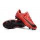 Nike Mercurial Vapor 11 FG Chaussures de Football - Rouge Noir