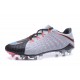 Crampons Football Nouvel Nike Hypervenom Phantom III FG Gris Noir Rouge