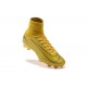 Crampons Football Nouveaux Nike Mercurial Superfly V FG - Ronaldo CR7 Or