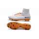 Crampons Football Nouveaux Nike Mercurial Superfly V FG - Blanc Orange