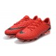 Crampons Football Nouvel Nike Hypervenom Phantom III FG Rouge Noir