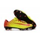 Nike Mercurial Vapor 11 FG Chaussures de Football - Jaune Rouge
