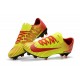 Nike Mercurial Vapor 11 FG Chaussures de Football - Jaune Rouge
