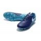 Nike Magista Opus II FG Crampon de Foot - Bleu Blanc