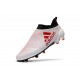 adidas Crampons de Football X17+ Purespeed FG - Blanc Rouge