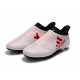 adidas Crampons de Football X17+ Purespeed FG - Blanc Rouge