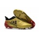 adidas Crampons de Football X17+ Purespeed FG - Or Rouge