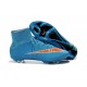 Nike Crampon Moulé Nouveaux Mercurial Superfly Iv FG Bleu Orange