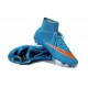 Nike Crampon Moulé Nouveaux Mercurial Superfly Iv FG Bleu Orange
