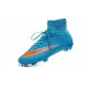 Nike Crampon Moulé Nouveaux Mercurial Superfly Iv FG Bleu Orange