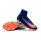Crampons Football Nouveaux Nike Mercurial Superfly V FG - Bleu Orange