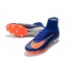 Crampons Football Nouveaux Nike Mercurial Superfly V FG - Bleu Orange
