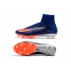 Crampons Football Nouveaux Nike Mercurial Superfly V FG - Bleu Orange