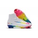 Crampons Football Nouveaux Nike Mercurial Superfly V FG - Blanc Multicolore