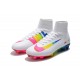 Crampons Football Nouveaux Nike Mercurial Superfly V FG - Blanc Multicolore