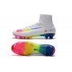 Crampons Football Nouveaux Nike Mercurial Superfly V FG - Blanc Multicolore