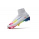 Crampons Football Nouveaux Nike Mercurial Superfly V FG - Blanc Multicolore