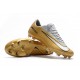 Nike Mercurial Vapor 11 FG Chaussures de Football - Or Blanc