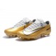 Nike Mercurial Vapor 11 FG Chaussures de Football - Or Blanc