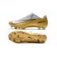 Nike Mercurial Vapor 11 FG Chaussures de Football - Or Blanc