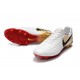 Nike Crampons de Foot Homme Tiempo Legend 7 FG - Blanc Noir Rouge
