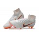 Chaussures football Nike Mercurial Superfly 360 VI Elite DF FG Blanc Orange
