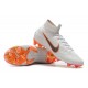 Chaussures football Nike Mercurial Superfly 360 VI Elite DF FG Blanc Orange