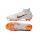 Chaussures football Nike Mercurial Superfly 360 VI Elite DF FG Blanc Orange