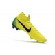 Chaussures football Nike Mercurial Superfly 360 VI Elite DF FG Jaune Vert