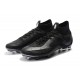 Chaussures football Nike Mercurial Superfly 360 VI Elite DF FG Noir
