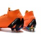 Chaussures football Nike Mercurial Superfly 360 VI Elite DF FG Orange Noir