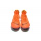 Chaussures football Nike Mercurial Superfly 360 VI Elite DF FG Orange Noir