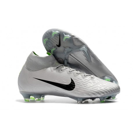 Chaussures football Nike Mercurial Superfly 360 VI Elite DF FG Argent Gris