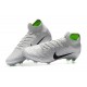 Chaussures football Nike Mercurial Superfly 360 VI Elite DF FG Argent Gris