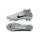 Chaussures football Nike Mercurial Superfly 360 VI Elite DF FG Argent Gris