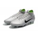 Chaussures football Nike Mercurial Superfly 360 VI Elite DF FG Argent Gris