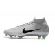 Chaussures football Nike Mercurial Superfly 360 VI Elite DF FG Argent Gris
