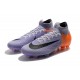 Chaussures football Nike Mercurial Superfly 360 VI Elite DF FG Violet Orange Noir