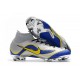 Chaussures football Nike Mercurial Superfly 360 VI Elite DF FG Argent Bleu