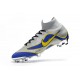 Chaussures football Nike Mercurial Superfly 360 VI Elite DF FG Argent Bleu