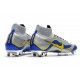 Chaussures football Nike Mercurial Superfly 360 VI Elite DF FG Argent Bleu